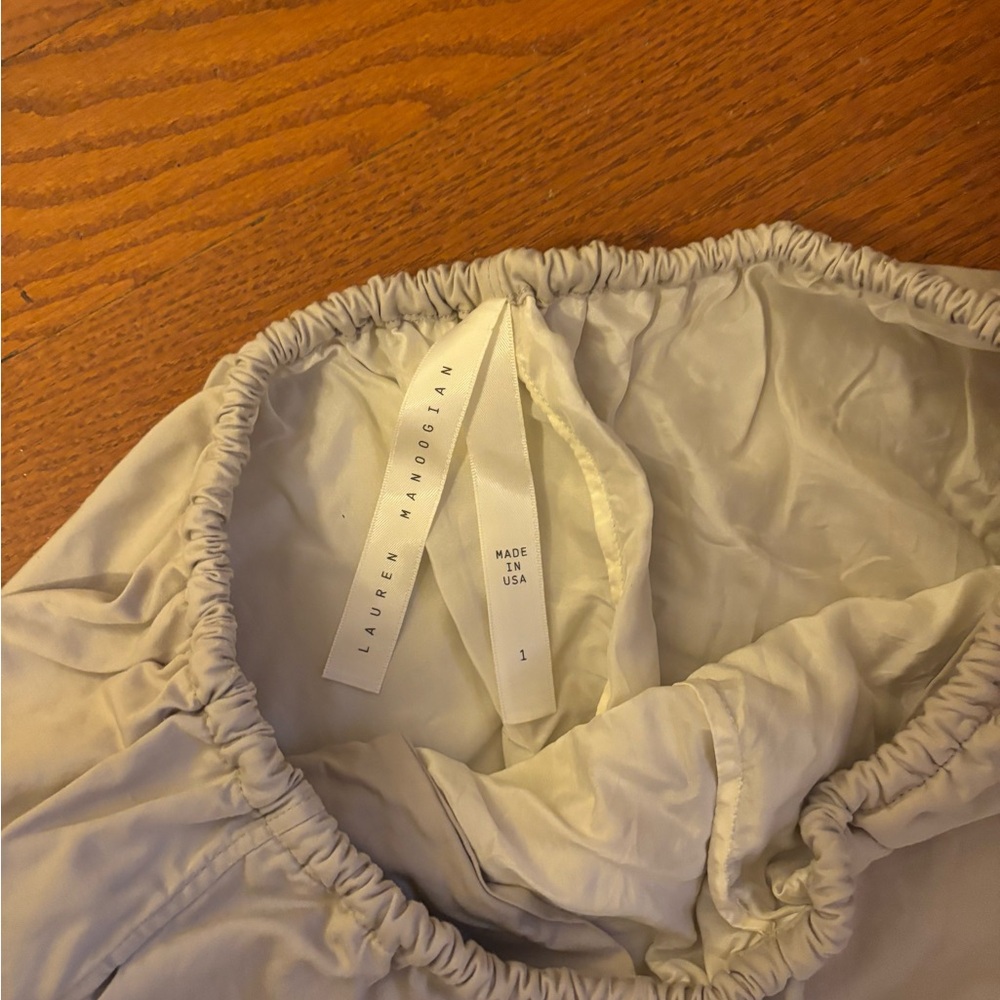 Lauren Manoogian Cotton Drawstring Pants - Picture 3 of 4